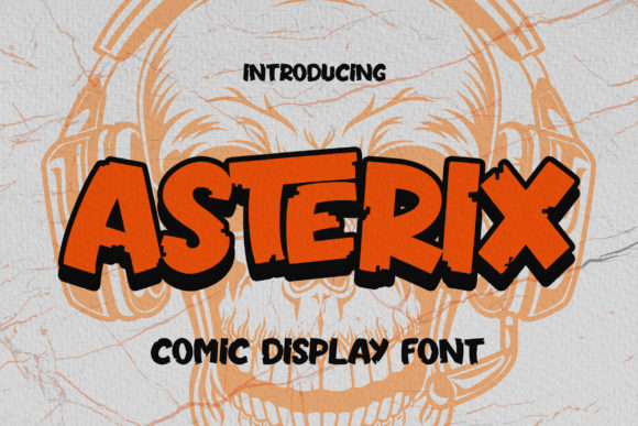 Asterix: A Cool, Bold Display Font for Creative Projects