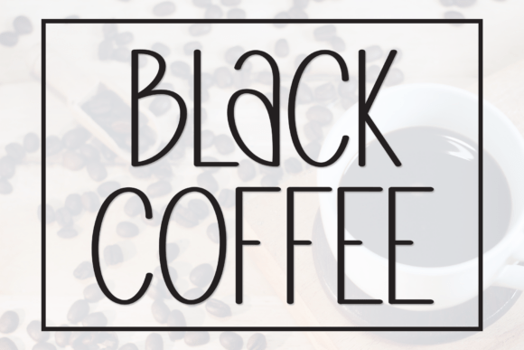 Black Coffee: A Handwritten Font with Real Personality