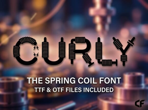 Curly: Industrial-Grade Typography for High-Impact Design