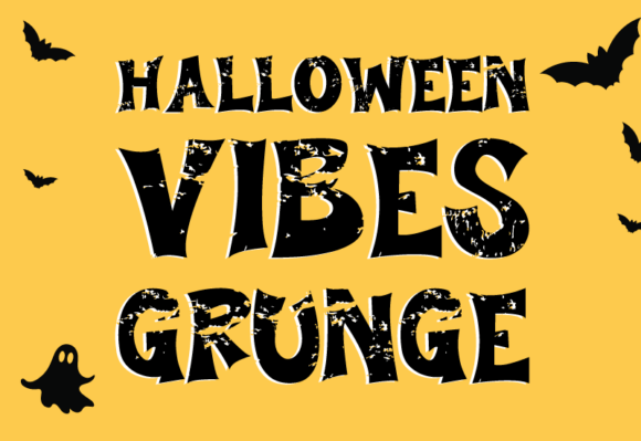 Halloween Vibes Grunge: A Font with Serious Spooky Character