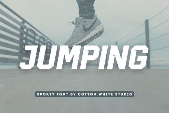 Jumping: The Dynamic Display Font for Creative Projects
