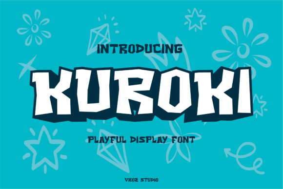 Kuroki: A Premium Display Font for Bold Visuals