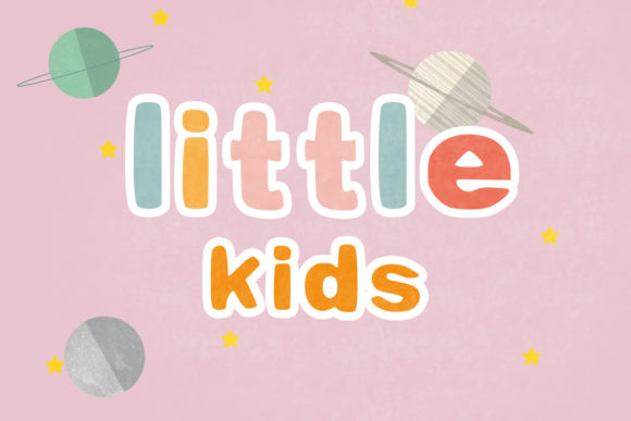 Little Kids: A Friendly Display Font for Chalkboard Charm