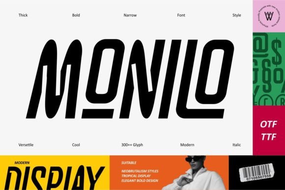 Monilo: The Bold Display Font for Modern Branding