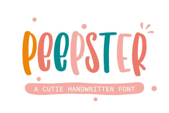 Peepster: The Sweet and Cute Display Font for Modern Creatives