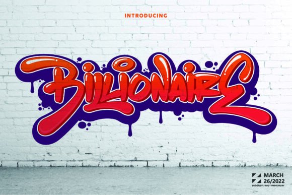 The Red Billionaire: A Display Font for Bold Statements