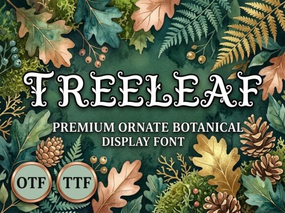 Treeleaf: A Premium Font for Woodland Whimsy