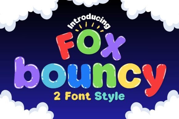 Unlock Playful Energy with the Fox Bouncy Typeface